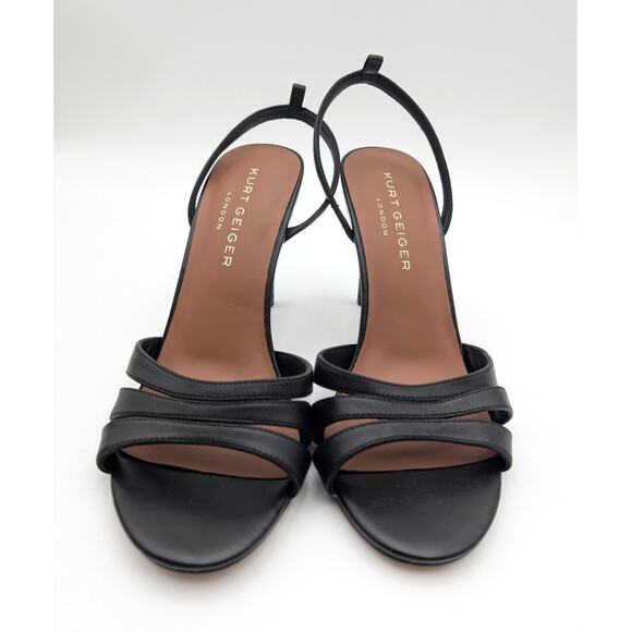 Kurt Geiger Brixton Ankle Strap Stiletto Heel Sandal Women's Black Size US9.5 - Picture 2 of 13